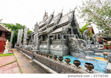 Wat Sri Suphan, the beautiful silver temple, in Chiang Mai, Thailand. 83736580