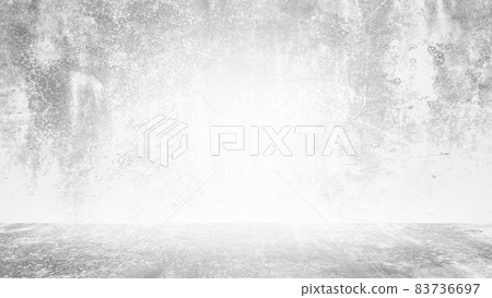 Grungy white background of natural cement or stone old texture as a retro pattern wall. Conceptual wall banner, grunge, material,or construction. 83736697