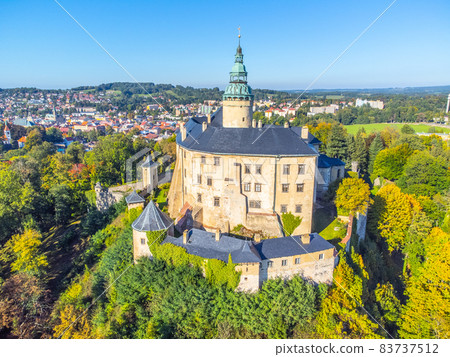 Chateau and Castle Frydlant from above 83737512