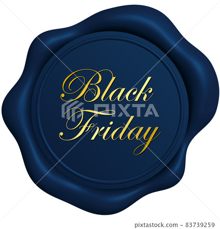 Black Friday Simple Seal Wax Blue 83739259