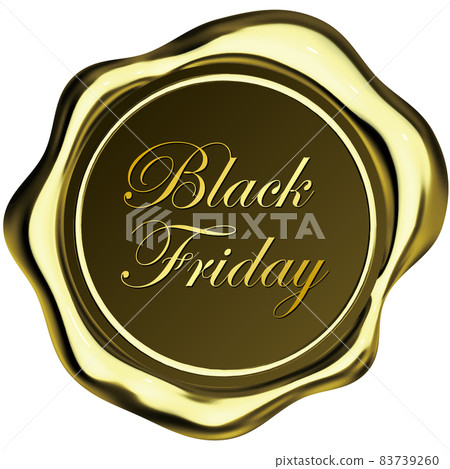 Black Friday Simple Seal Wax Gold 83739260