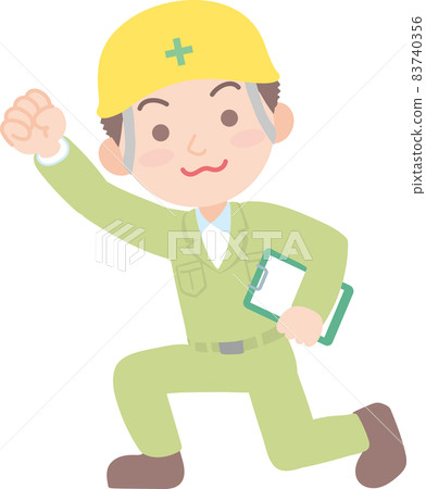 施工經理_pose 施工經理_pose 83740356