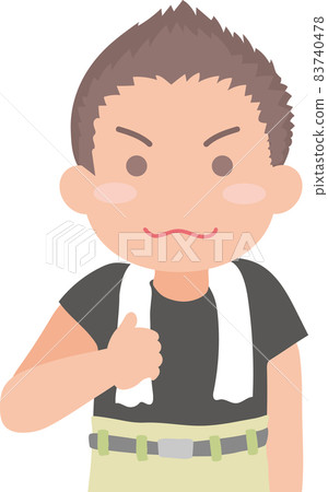 Gaten soft mohawk _ upper body Gaten soft mohawk _ upper body 83740478