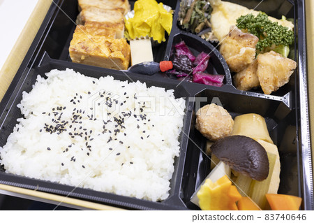 Delicious bento with various side dishes 83740646