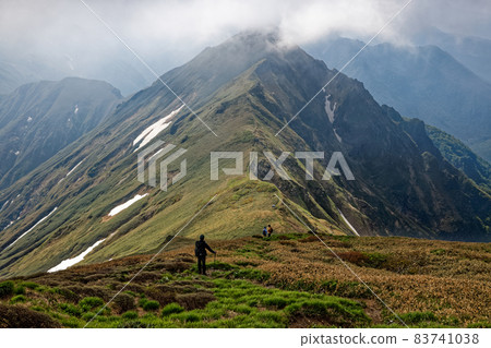 Climbers on the Tanigawa mountain range and Sennokura ridgeline and Ebisu Daikoku no Tou 83741038