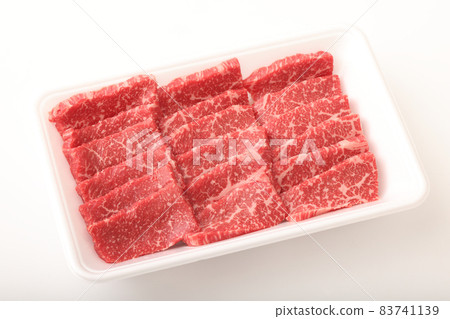 Japanese black beef for lean ribs (Sendai beef) 83741139