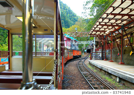 黑部峽谷鐵道無軌電車兼折站的風景 83741948