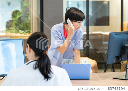 Hospital nurse PC doctor Photographing cooperation: WEEK Shibadaimon (Sun Frontier Fudousan) 83743104