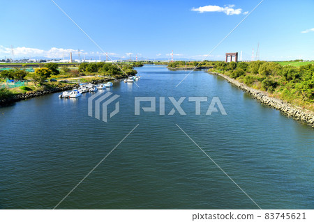 從Sasame Bridge / Arakawa（埼玉縣戶田市）上游看 [2021.11] 83745621