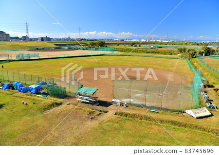Looking upstream from Sasame Bridge / Arakawa (Toda City, Saitama Prefecture) [2021.11] 83745696