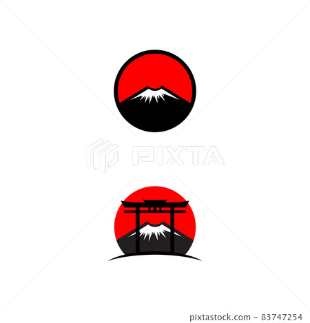 Gate Japan Vector icon design illustration Gate Japan Vector icon design illustration 83747254