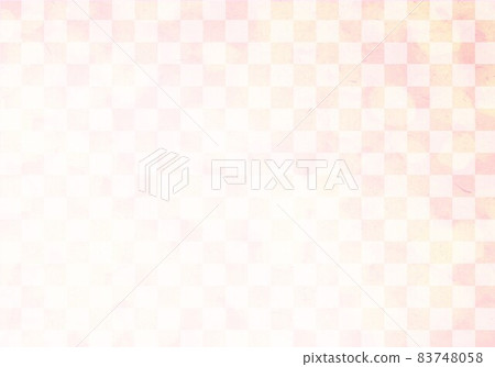 Lattice Japanese pattern watercolor 83748058