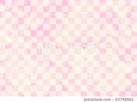 Lattice Japanese pattern watercolor 83748062