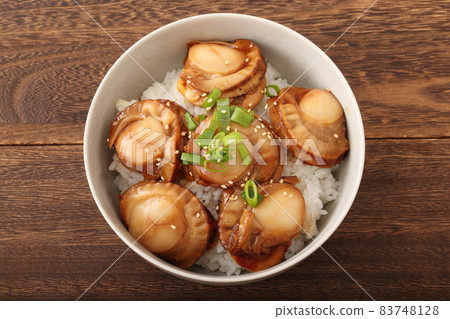 Teriyaki bowl of scallop 83748128