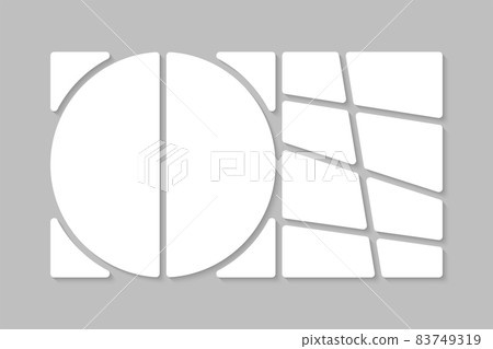 Template collage of ten frames, images, photo 83749319