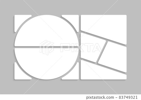 Template collage of six frames, images, photo Template collage of six frames, images, photo 83749321