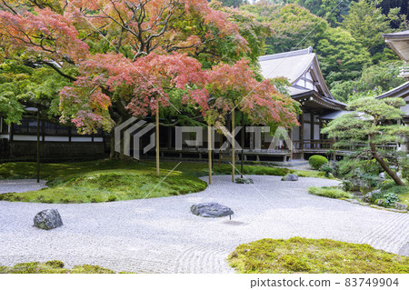 Raizan Senryoji Temple with beautiful autumn colors (Itoshima City, Fukuoka Prefecture) 83749904