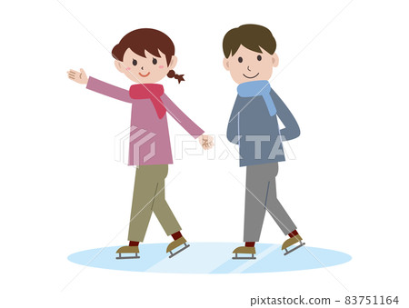 Skating men and women 83751164