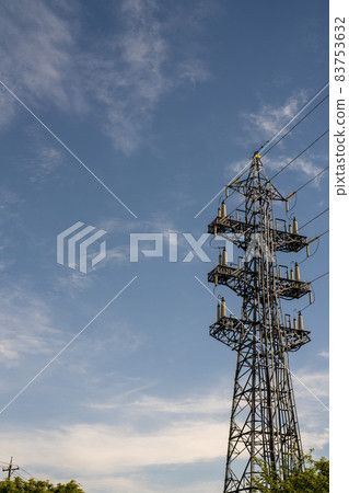 Autumn sky and tower 83753632