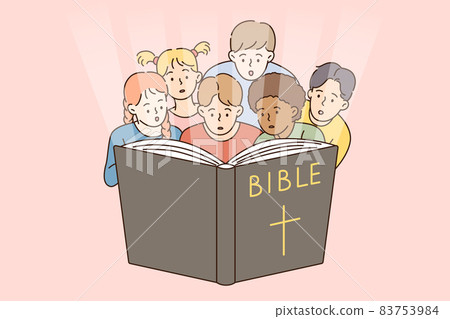 Religious education and bible concept. 83753984