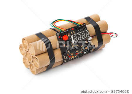 Dynamite bomb with timer Dynamite bomb with timer 83754038