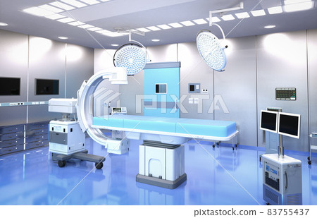 Surgery room interior with amenities 83755437