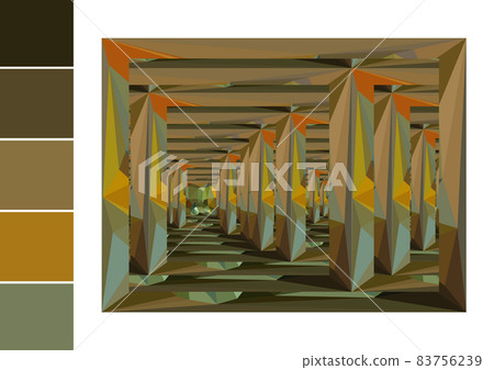 空間立體暗色 空間立體暗色 83756239