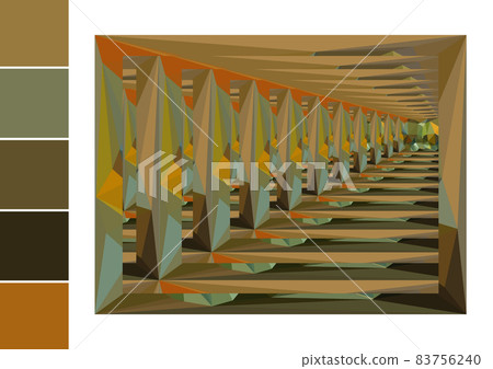 空間立體暗色 空間立體暗色 83756240