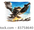 Sunset and sunset clouds 83758640