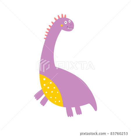 Cute dinosaur drawn as vector for kids fashion Cute dinosaur drawn as vector for kids fashion 83760253