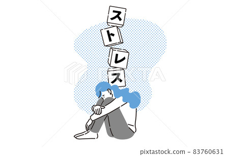 人 累積壓力的女人 人 累積壓力的女人 83760631