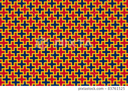 Simple geometric pattern in the colors of the national flag of Chad Simple geometric pattern in the colors of the national flag of Chad 83761525