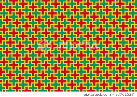 Simple geometric pattern in the colors of the national flag of Guinea Simple geometric pattern in the colors of the national flag of Guinea 83761527