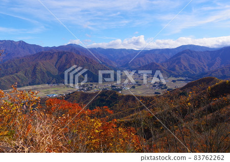 View from Mt. Sakado and the ruins of Sakado Castle in Minami Uonuma City, Niigata Prefecture View from Mt. Sakado and the ruins of Sakado Castle in Minami Uonuma City, Niigata Prefecture 83762262