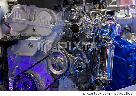 Engine for car repair service.  83762908