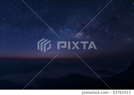 Milky way galaxy at night. Milky way galaxy at night. 83762913
