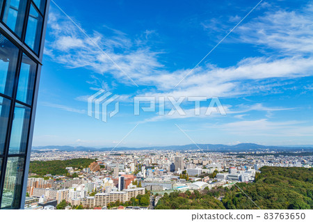 View from Higashiyama Sky Tower, Observatory <Nagoya City, Aichi Prefecture> View from Higashiyama Sky Tower, Observatory <Nagoya City, Aichi Prefecture> 83763650