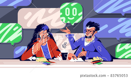 Business people think idea, teamwork, brainstorm 83765053