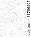 白色背景上的銀色紙屑 83766907