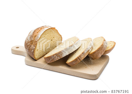 Fresh bread sliced 83767191