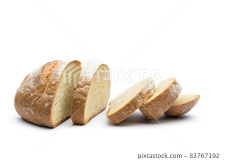 Fresh bread sliced 83767192