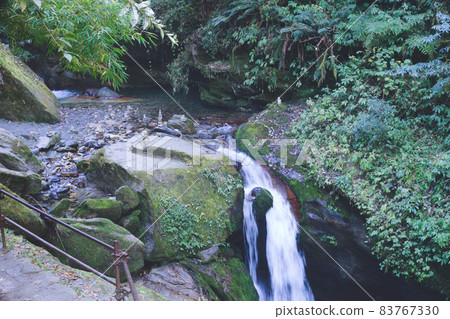 Himalayan trekking river scenery in the mountains from Pokhara, a city based in Nepal Himalayan trekking river scenery in the mountains from Pokhara, a city based in Nepal 83767330