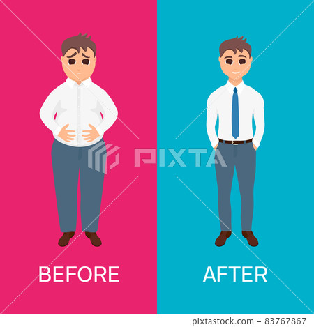 Man before and after weight loss 83767867