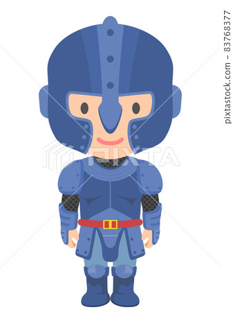 Heavy-equipped warrior game character 83768377