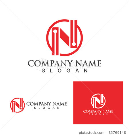 N Letter Logo Template N Letter Logo Template 83769148