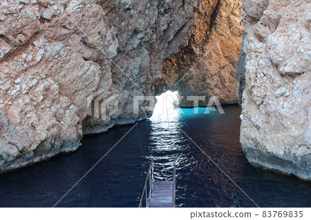 Suluada is a lonely island on the southern coast of Turkey. The boat trip to the island starts in the bay of Adrasan. 83769835