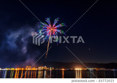 Lake Suwa Autumn Fireworks (Sunny in October) 83772015