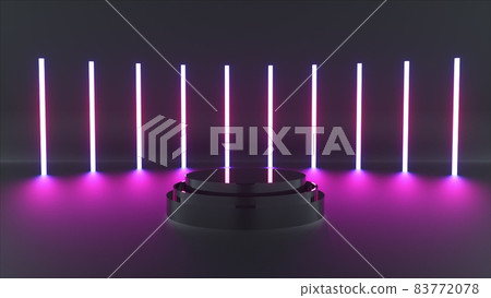 Pedestal with neon lighting Pedestal with neon lighting 83772078
