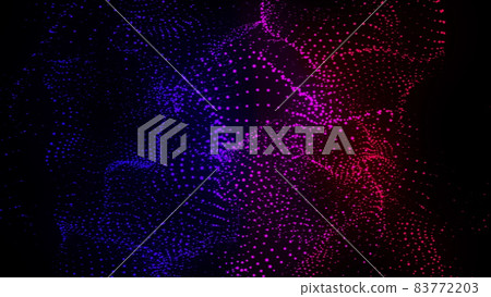 Organic shape from flow particles 83772203