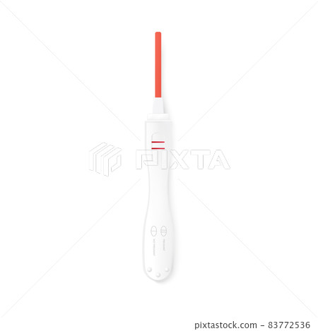 Open pregnancy home test template, realistic vector illustration isolated. Open pregnancy home test template, realistic vector illustration isolated. 83772536